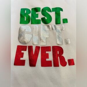 Best Gift Ever Onesie ❤️💚🤍  6 months